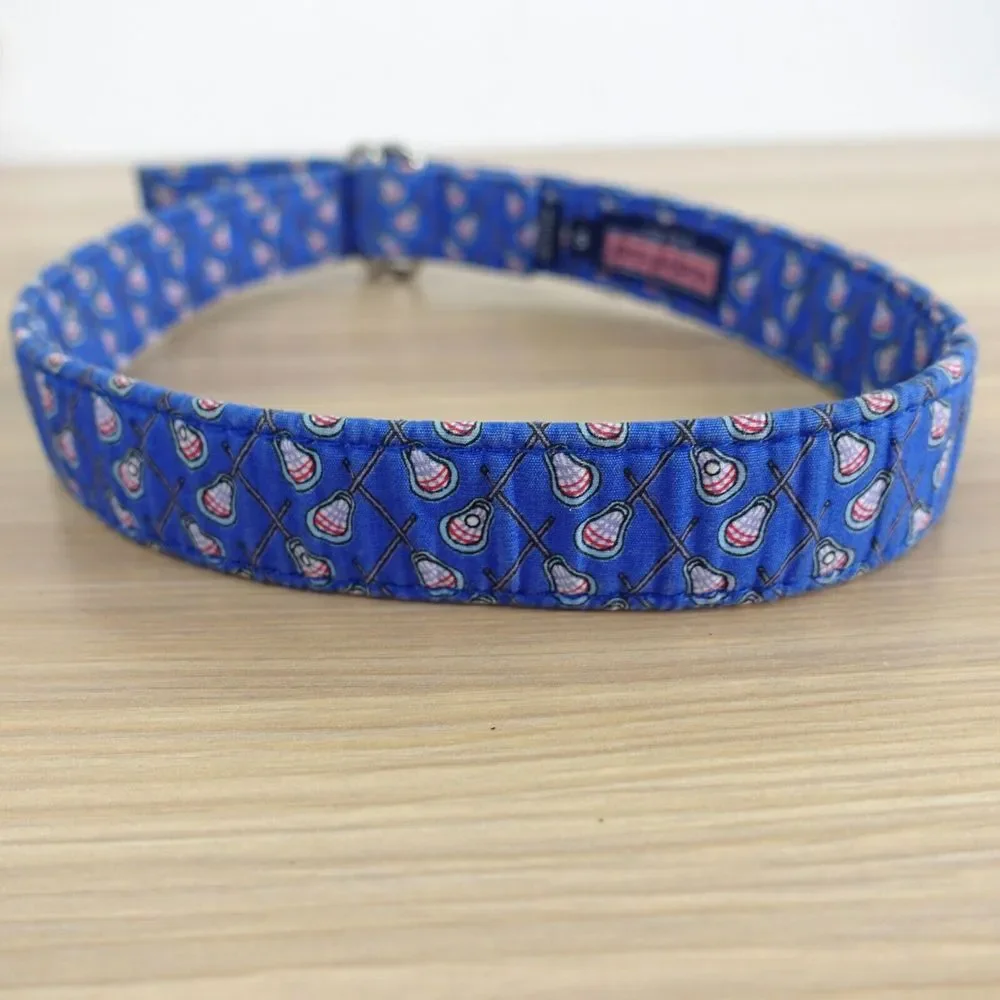 Vineyard Vines Blue and Silver Nautical Belt